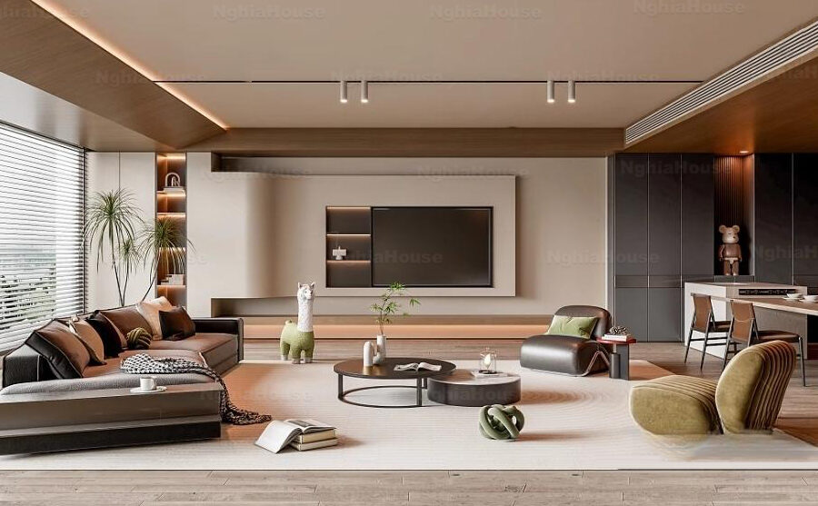 3ds Max Model – Modern Luxury Living Room_8171