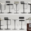 3ds Max Modern Bar Stool Set Vray Render High Quality Model_2007
