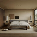 3ds Max Modern Bedroom Model – V-Ray Render_1226