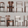 3ds Max Modern Wooden Chair Collection – V-Ray Render