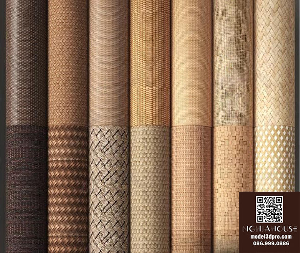 3ds Max Rattan Weaving Textures – Vray & Corona Materials_1335 VR
