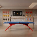 3ds Max Table Tennis Room – Modern Game Room Interior Corona Render_7227CR