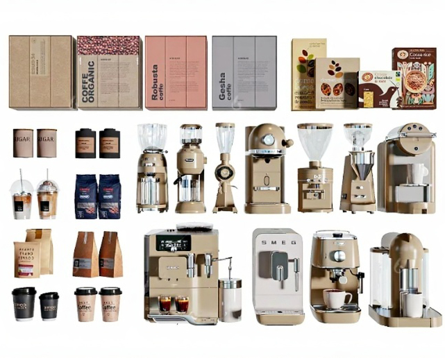 3ds Max V-Ray Model – Coffee Machine & Cafe Set Collection_3463 VR