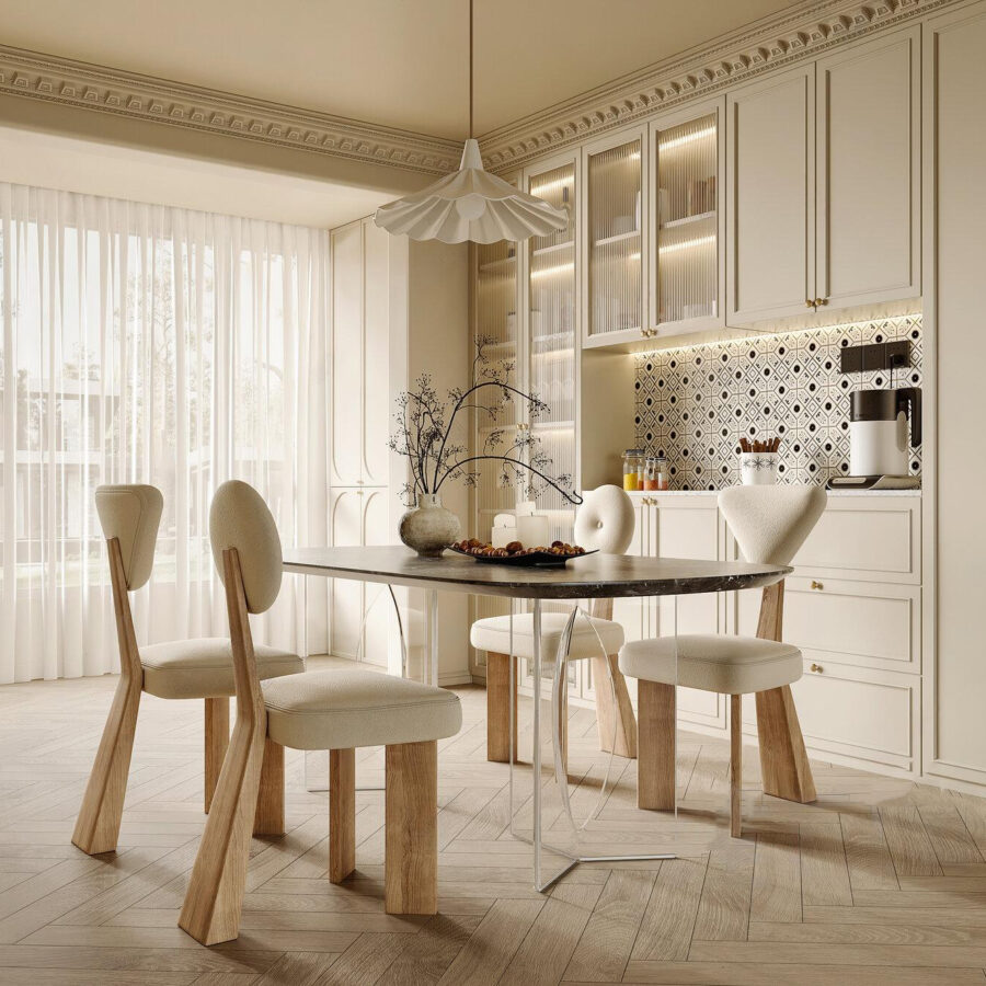 3ds Max V-Ray Scene – Modern Dining Room Interior_6474