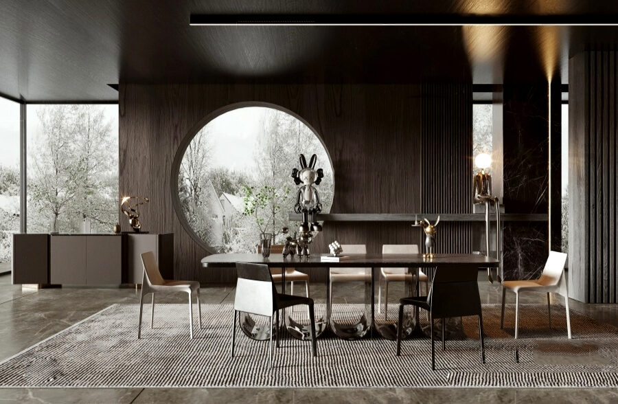 3ds Max Vray – Luxury Dining Room Interior Scene_3045