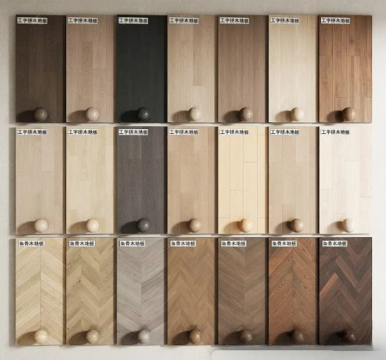 3ds Max Wooden Floor Material Collection – Vray Render Texture Pack_7804 VR