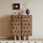 3ds Max Wooden Sideboard Model – V-Ray Render Modern Furniture_3698