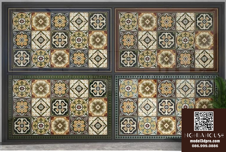 SET 30 Models 3DSMAX-ALL Texture Tile - N329 - Ảnh 22