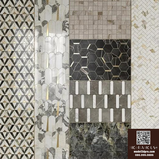 SET 30 Models 3DSMAX-ALL Texture Tile - N329 - Ảnh 11