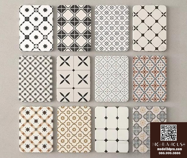SET 30 Models 3DSMAX-ALL Texture Tile - N329 - Ảnh 18