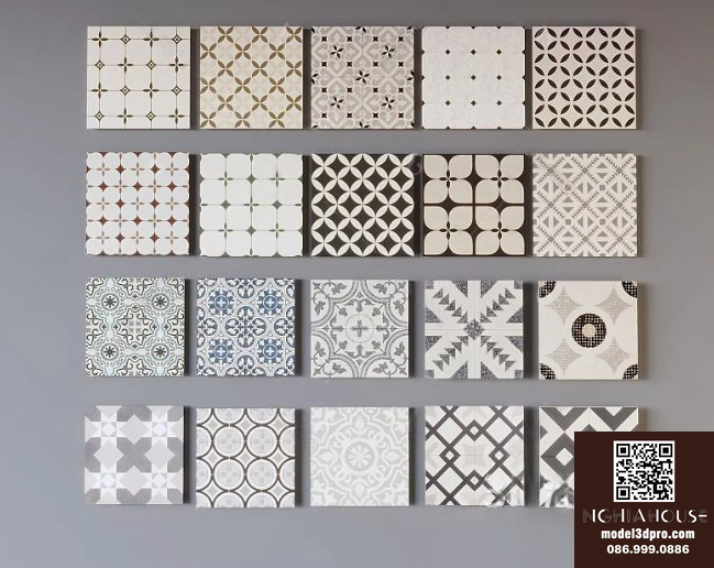 SET 30 Models 3DSMAX-ALL Texture Tile - N329 - Ảnh 7