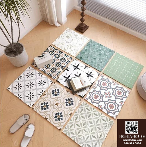 SET 30 Models 3DSMAX-ALL Texture Tile - N329 - Ảnh 8