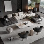 Luxury Living Room Interior – Free 3ds Max Model (V-Ray)_6357