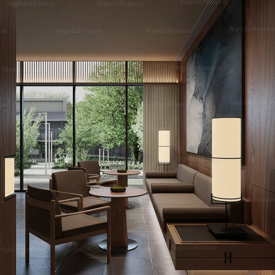 Modern Japanese Lounge Interior 3ds Max Model V-Ray Render Scene_8672