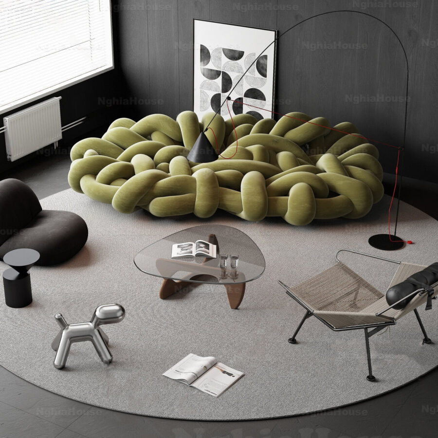 Modern Luxury Living Room 3ds Max Model V-Ray Render Scene_4611