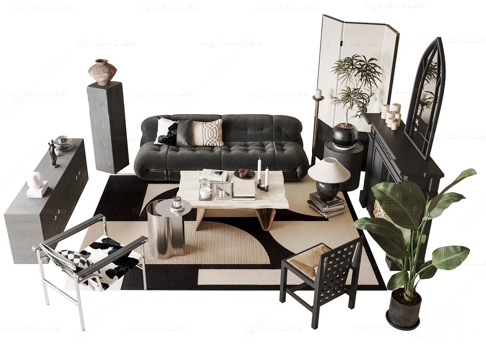 Sofa 3d models Corona Render_6787