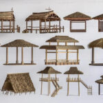 Tropical Bamboo Huts and Thatch Roof 3D Models – Traditional Wooden House Collection_2450