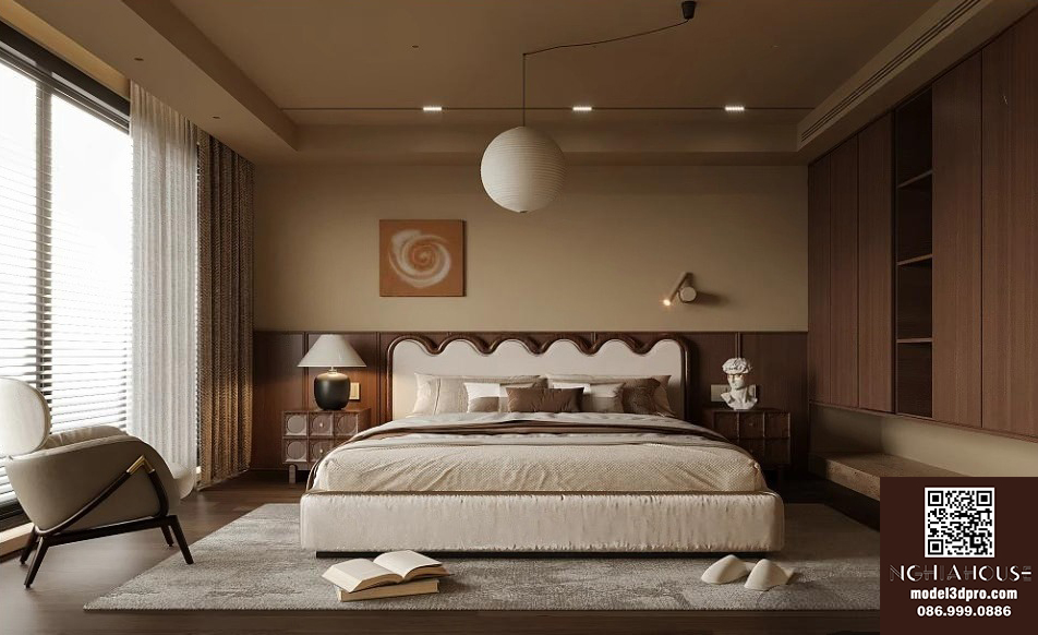 3ds Max Bedroom Model – High-Quality V-Ray Interior Render_4323VR - 3D ...