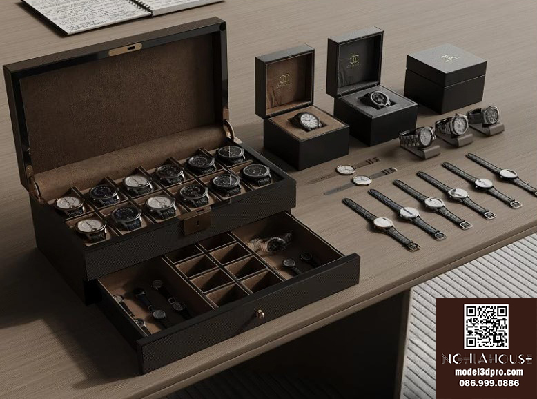 3ds Max Luxury Watch Collection Model – Corona Render_7123