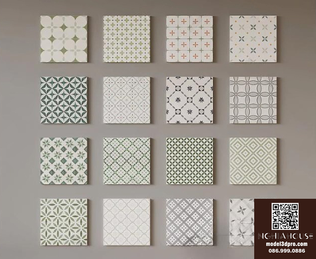 3ds Max Model – Floor Tile Set Vray Render_0269