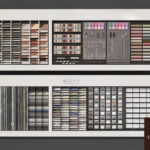 Architectural Material Cabinet 3D Model_7055VR