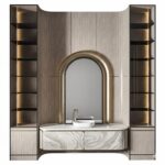 Baroque Ornamental Metal Fence 3D Model High-Quality ArchViz Vray