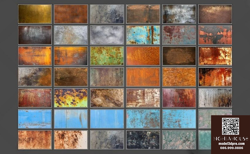 Composite Metal Materials 3ds Max File – High-Quality PBR Shaders for Interior & Product Visualization_7047