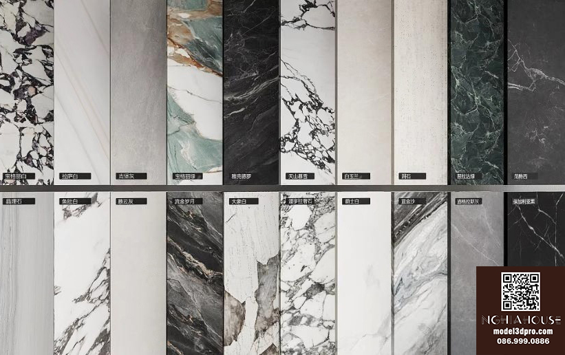 Marble Texture Collection – Free 3ds Max V-Ray Material Pack_4003