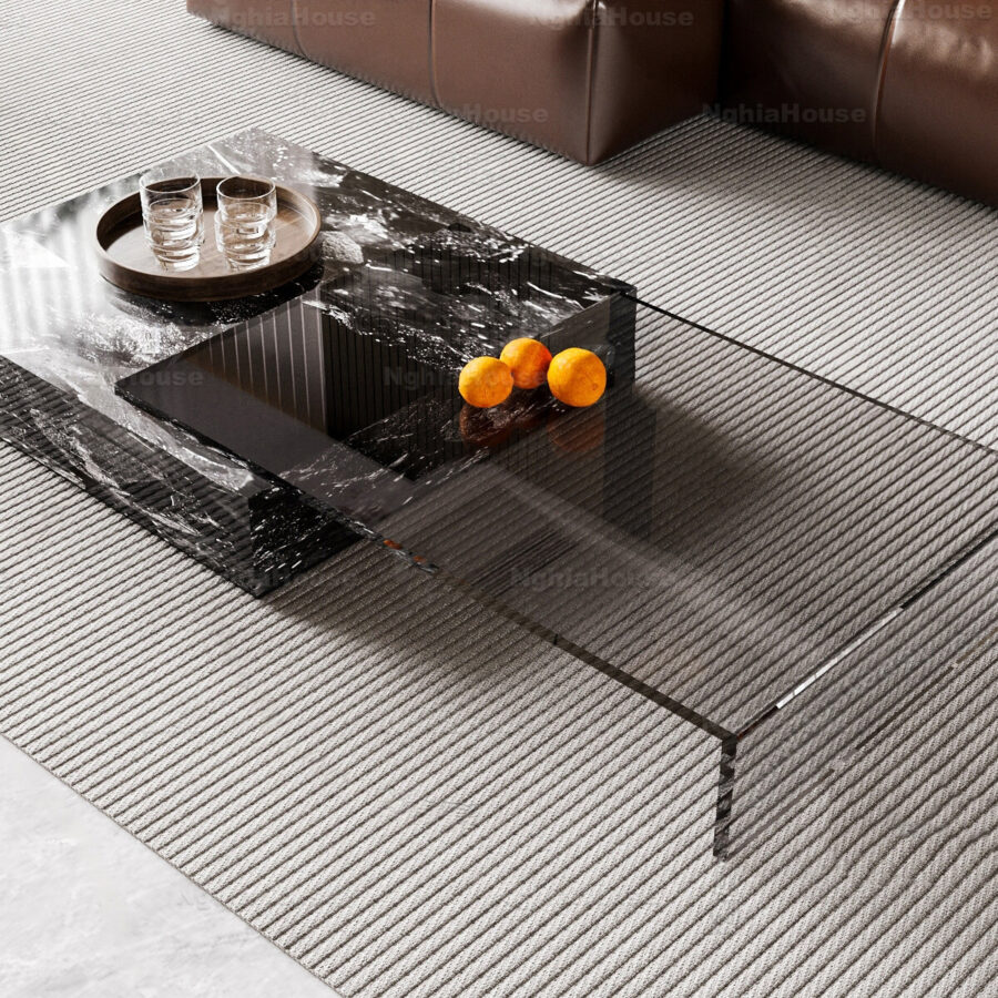 Modern Living Room Coffee Table 3ds Max Model – Marble Surface Corona Render_0825