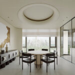 Modern Minimalist Dining Room Interior_9258CR