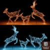 Realistic Christmas Reindeer LED Light Model CR