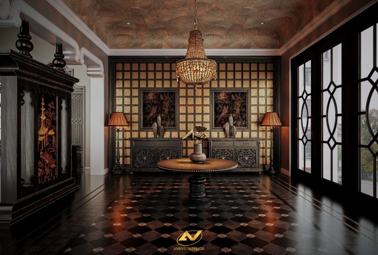 3Ds Max Indochine Living Room Interior Model Download by Nguyen Kim ...