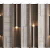 Contemporary Wall Cladding with Lighting 3ds Max Corona