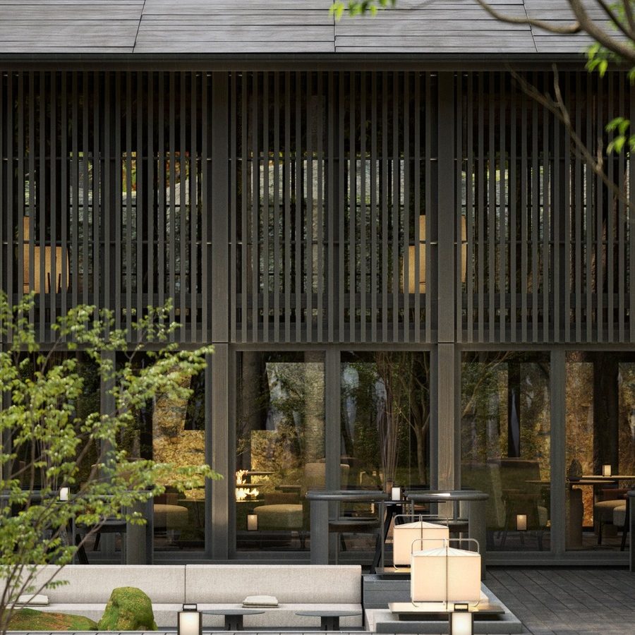 Forest villa house exterior and interior 3D model By Sai Nam 8129