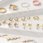 Golden Pearl Earrings, Rings & Bracelets 3D Model – Vray Rendering_1002