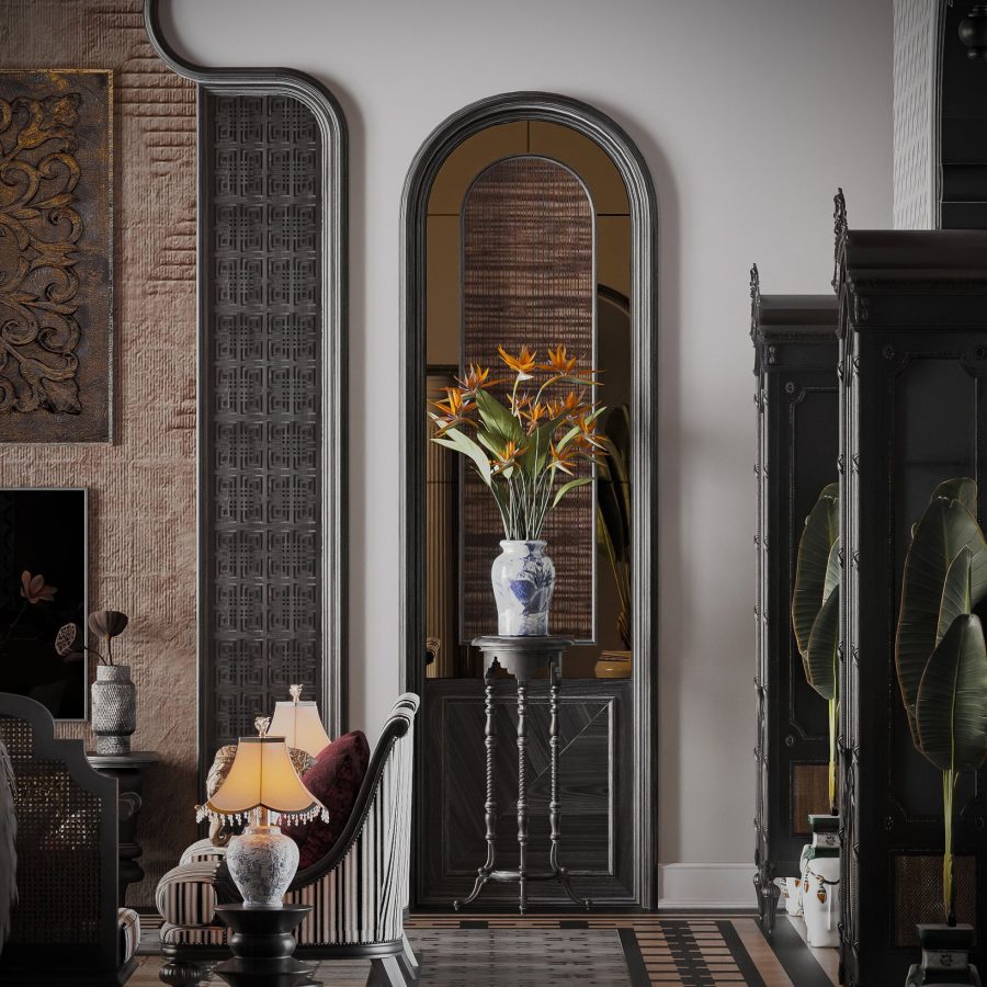 Indochine Living Room 3ds Max Model – Luxury Interior Design_9442 - 3D ...