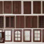 Indochine Wooden Door 3ds Max Model Collection_0507