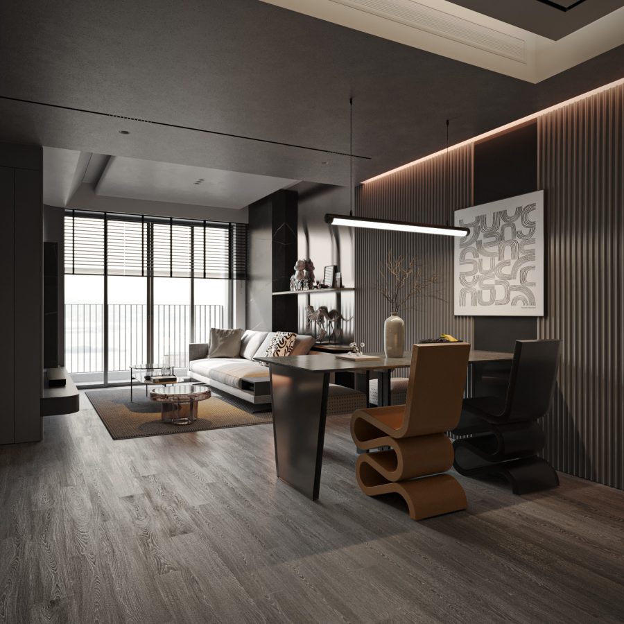 Livingroom Kitchen 3D Models 8061 (8)