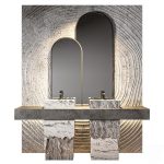 Luxury Bathroom Design 3D Model – 3ds Max Vray High Quality