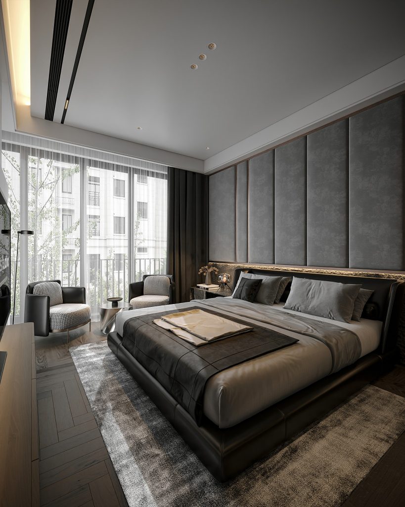 Luxury Contemporary Bedroom Design 3ds Max File Full Interior Scene ...