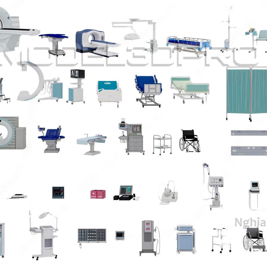 Medical Equipment 3D Models for Download