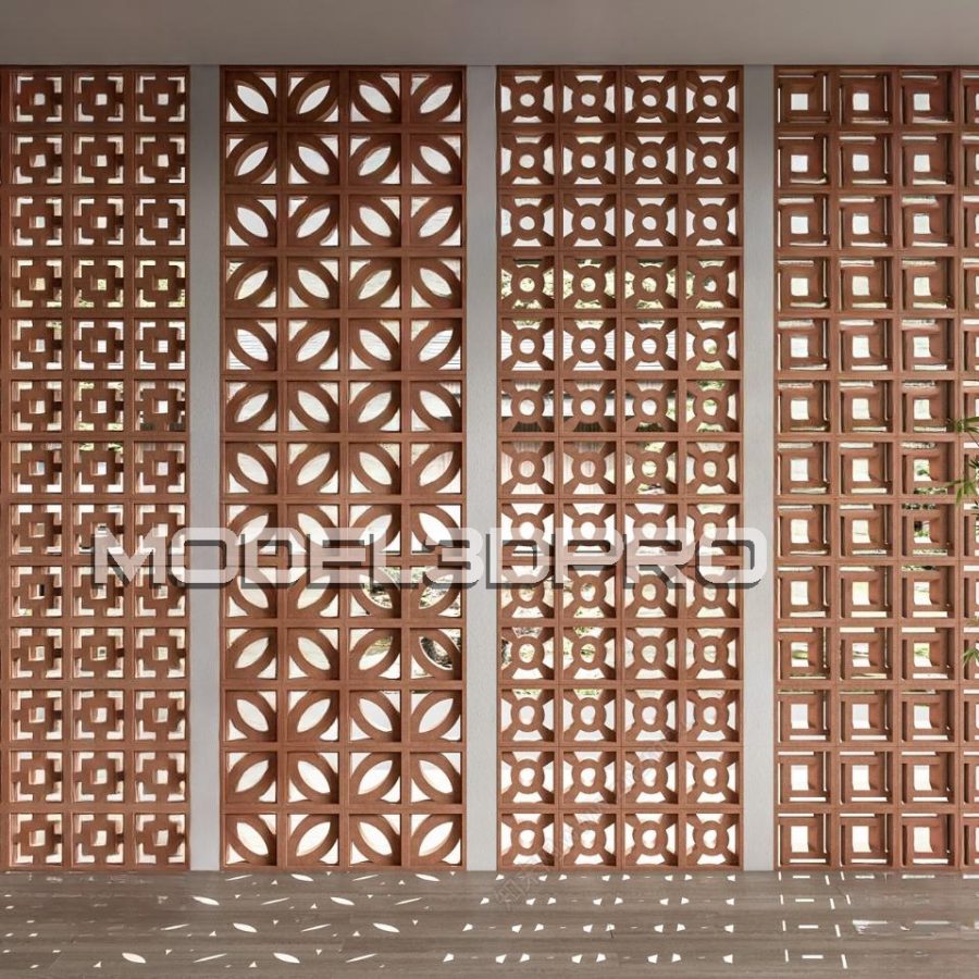 Panelling 3D Models for Download 8106-NghiaHouse-Model3dpro