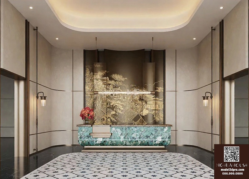 Rustic Bedroom Interior 3D Scene – 3ds Max Corona Render_1656