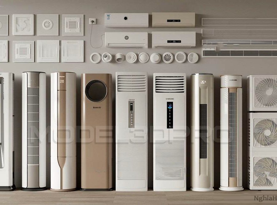 air conditioning 3d models 8191-NghiaHouse-Model3dpro