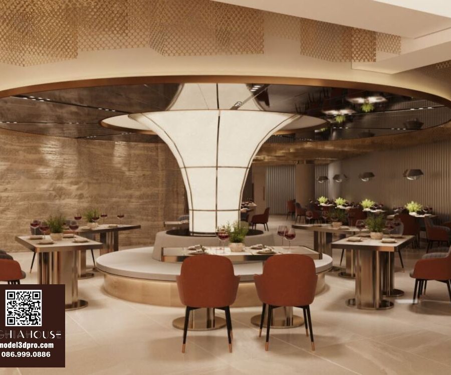 Restaurant - Coffee 3d model