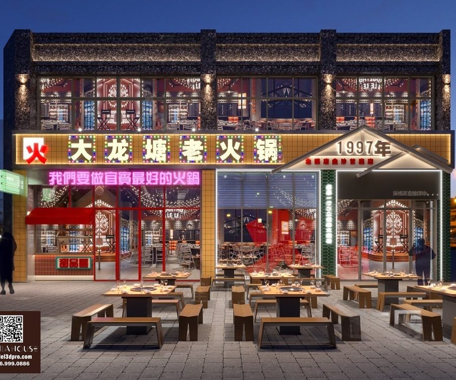 restaurant 3d models