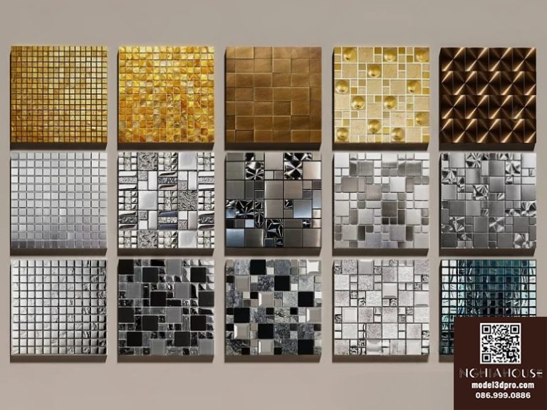 SET 30 Models 3DSMAX N329 ALL Tile Texture - 3D Models Pro