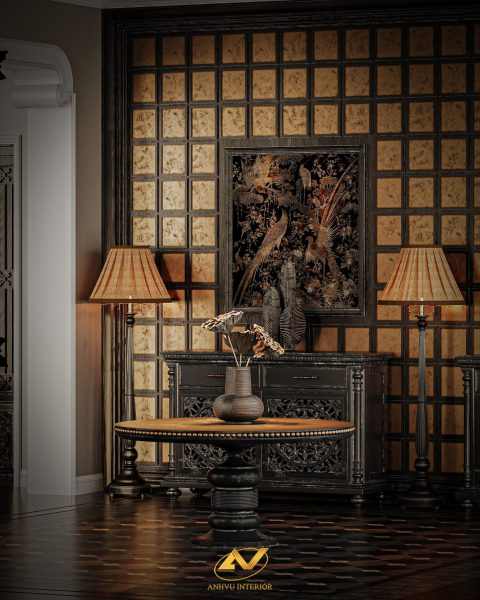 3Ds Max Indochine Living Room Interior Model Download by Nguyen Kim ...