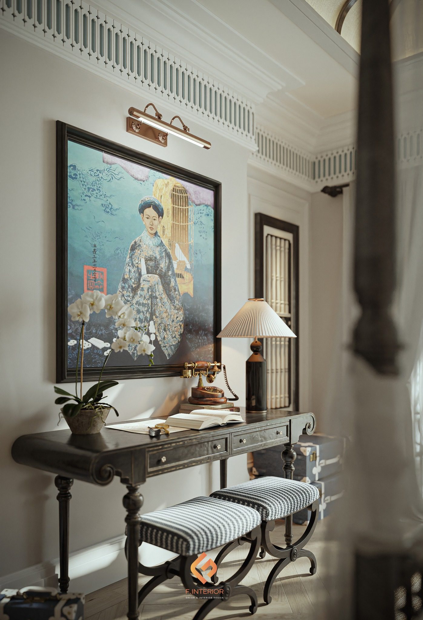 3Ds Max Indochine Villa Interior Model Download by Nguyen Duc Nam - Ảnh 15