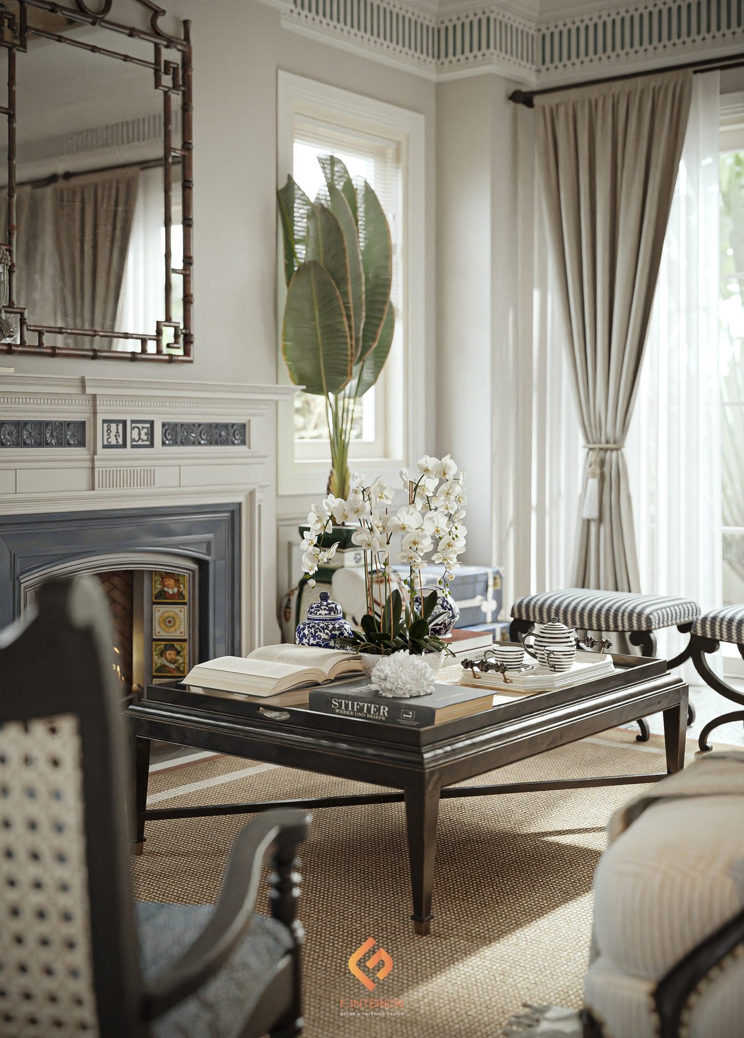 3Ds Max Indochine Villa Interior Model Download by Nguyen Duc Nam - Ảnh 16